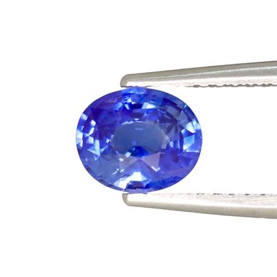Saphir Bleu Cornflower 1.14 Ct - Chauffé