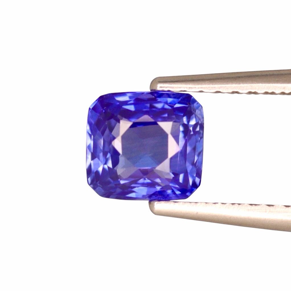 Saphir Bleu Cornflower 1.23 Ct - Chauffé