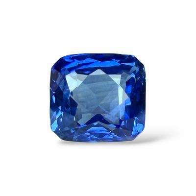 Saphir Bleu Cornflower 1.23 Cts - Chauffe traditionnelle