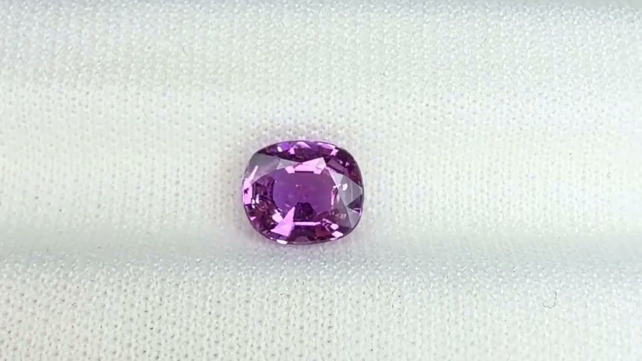 Saphir Violet 1.11 Ct - Non chauffé