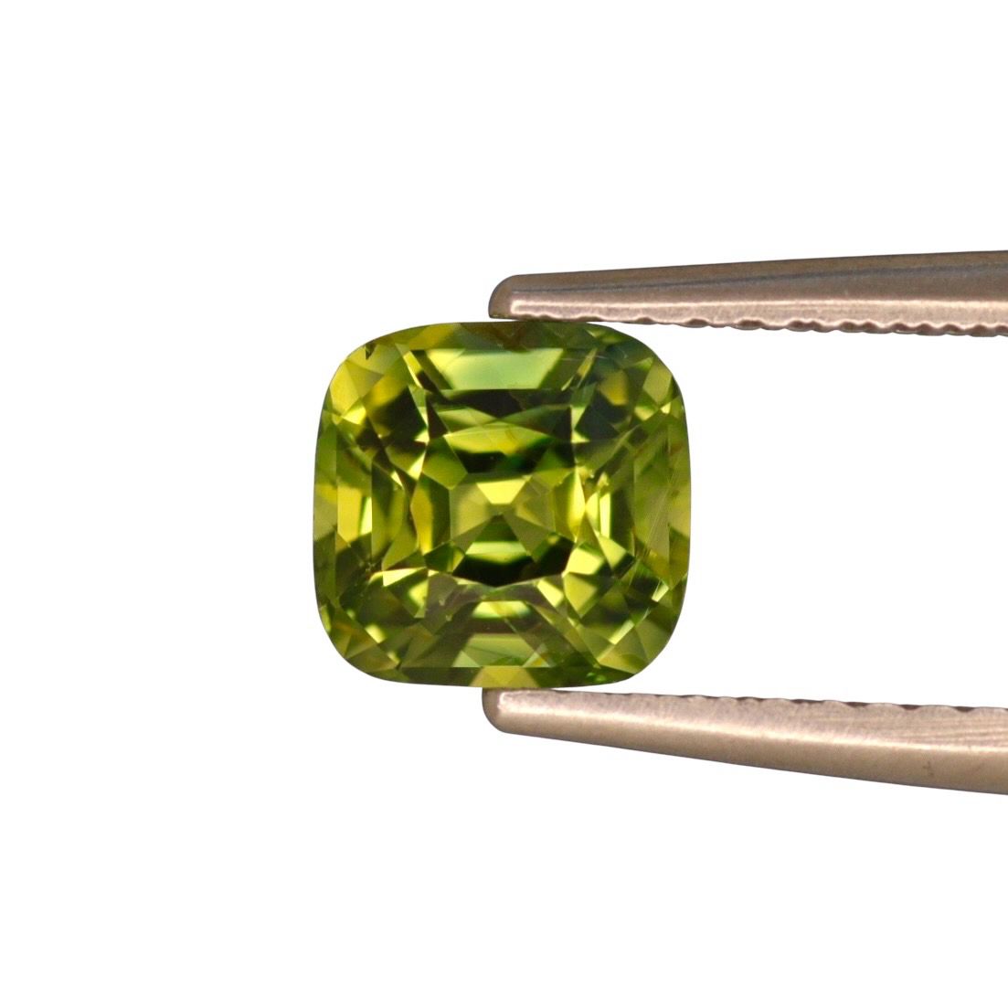 Saphir Vert Jaune 1.36 Ct - Non chauffé