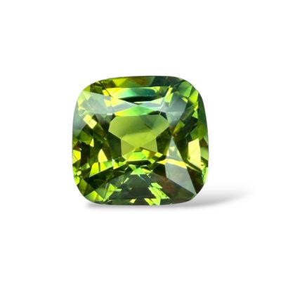 Saphir Vert Jaune 1.36 Cts - Non chauffé