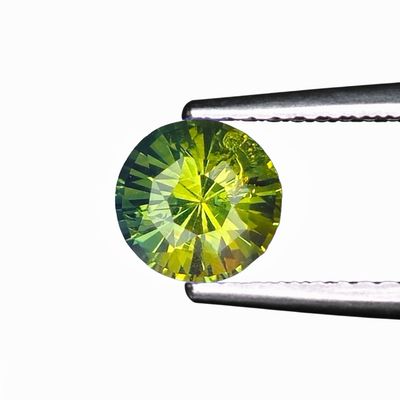 Saphir Vert Jaune 1.31 Ct - Non chauffé