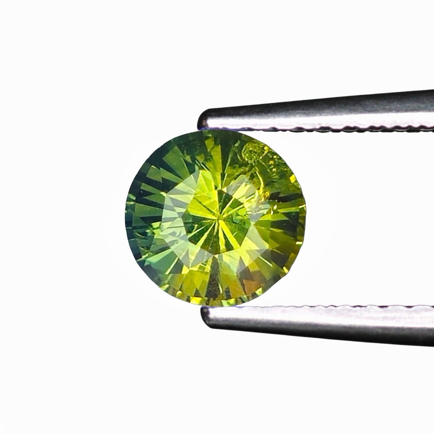 Saphir Vert Jaune 1.31 Ct - Non chauffé