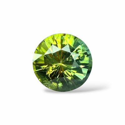Saphir Vert Jaune 1.31 Cts - Non chauffé