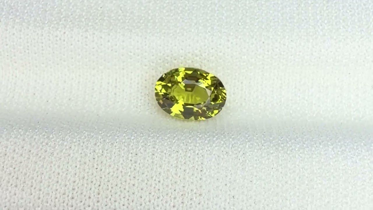 Saphir Vert 0.95 Ct - Non chauffé