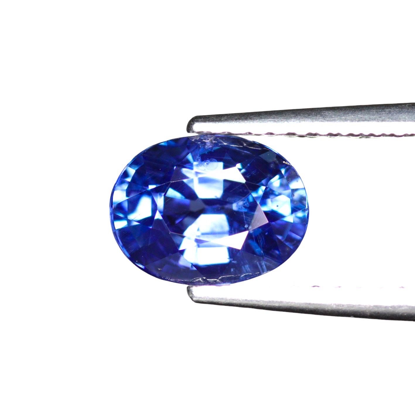 Saphir Bleu 1.78 Ct - Traité