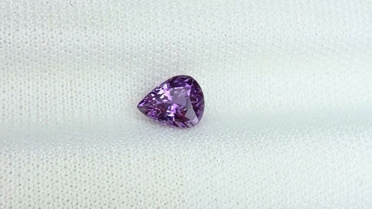 Saphir Violet 0.63 Ct - Non chauffé