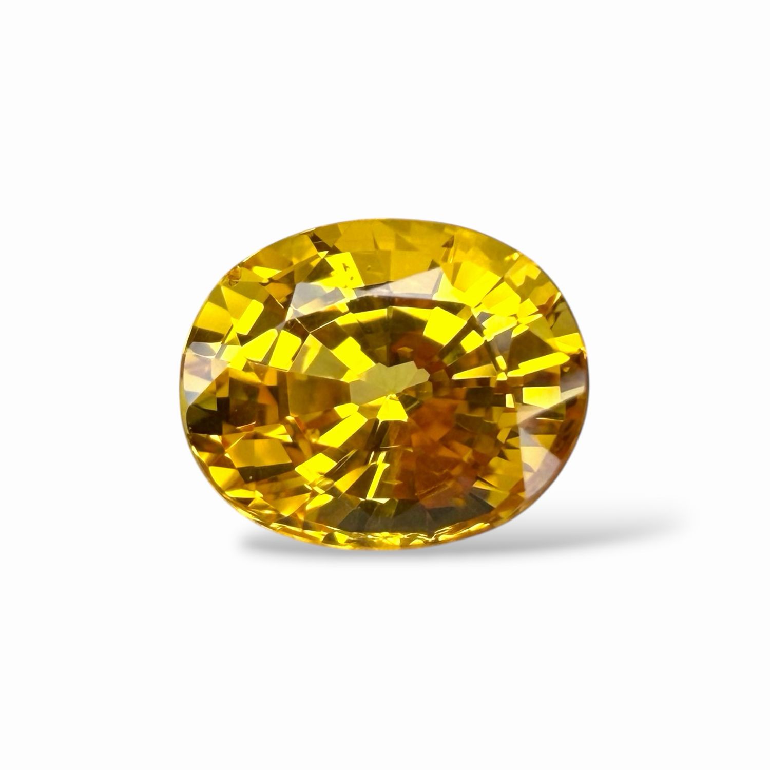 Saphir Jaune 1.28 Cts - Traité