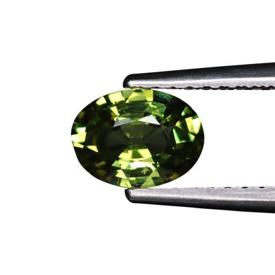 Saphir Vert Jaune 0.86 Ct - Non chauffé
