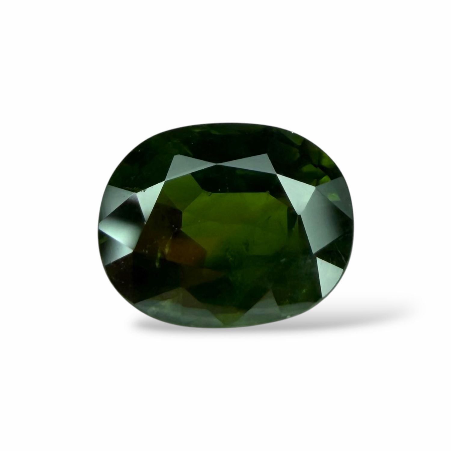 Saphir Vert 1.43 Cts - Chauffe traditionnelle Saphir Vert 1.43 Cts - Chauffe traditionnelle