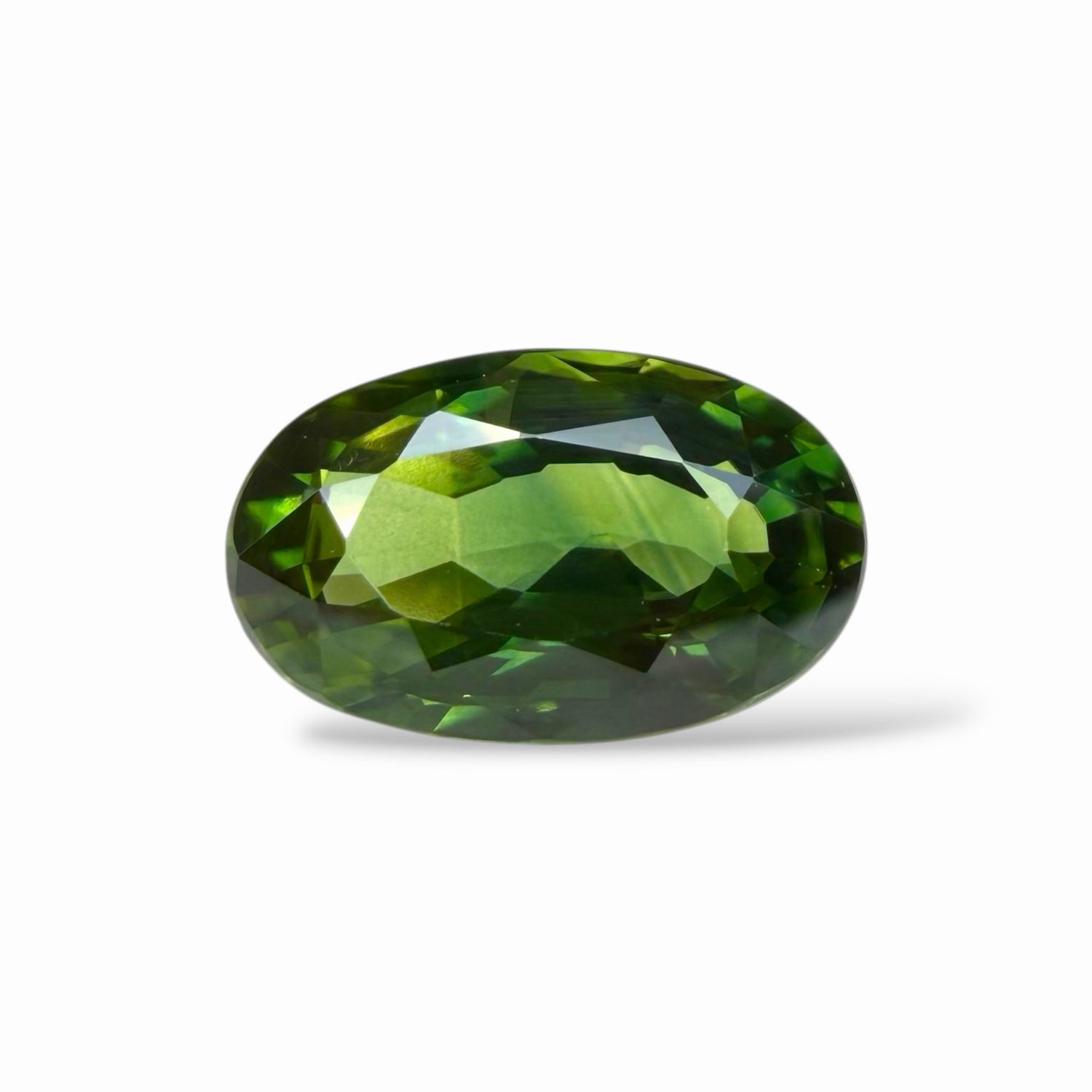 Saphir Vert 1.30 Cts - Chauffe traditionnelle