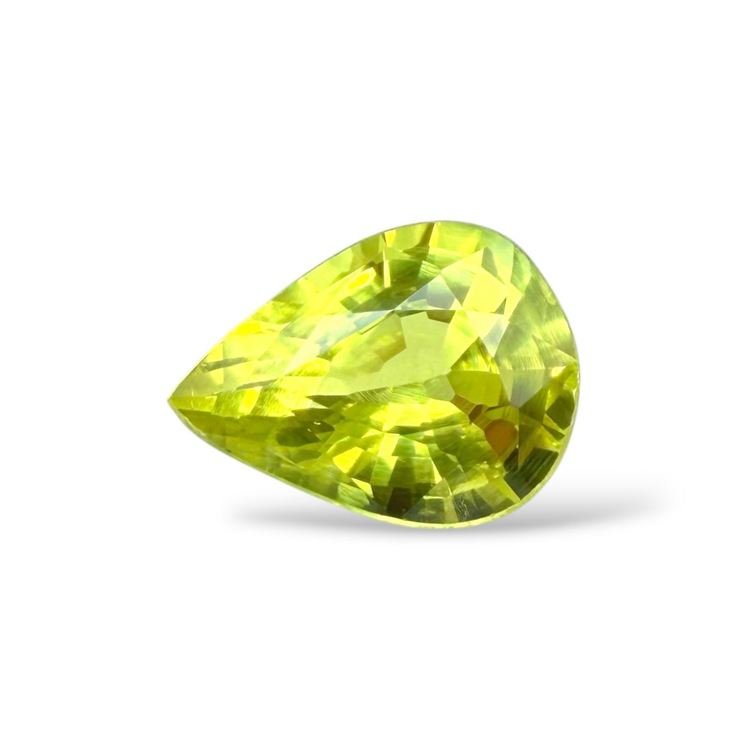 Saphir Jaune 0.84 Ct - Chauffe traditionnelle