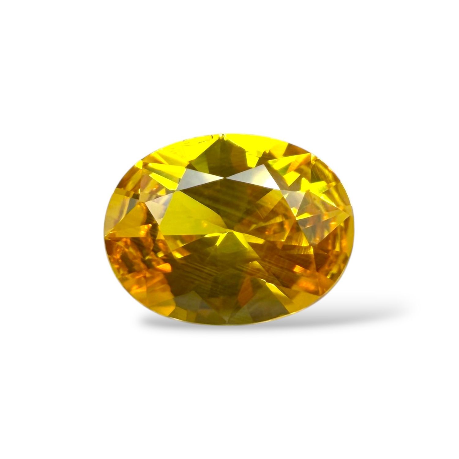 Saphir Jaune 1.18 Cts - Traité