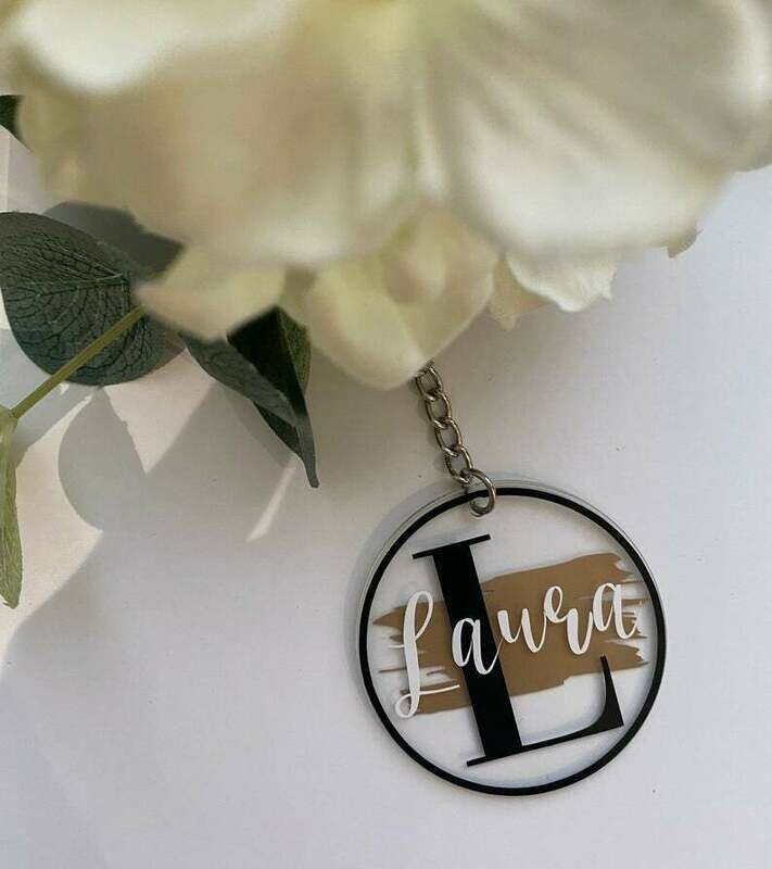 Personalised Keyring, Personalised Gift, Initial Keyring, Name Keyring