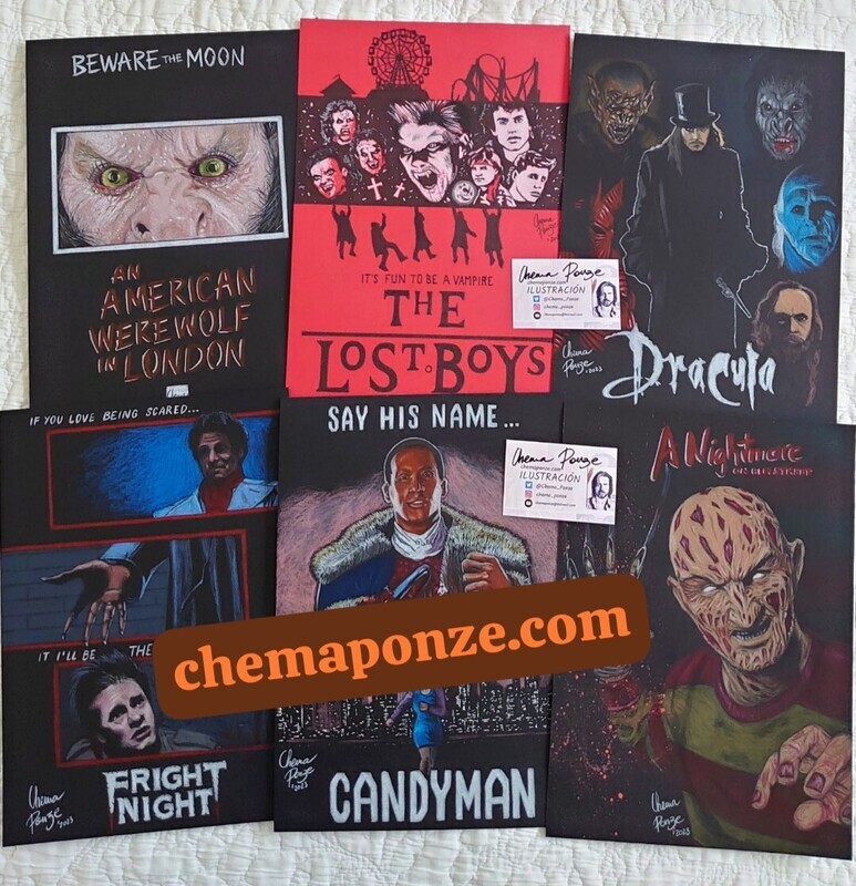 PACK TERROR 80/90's