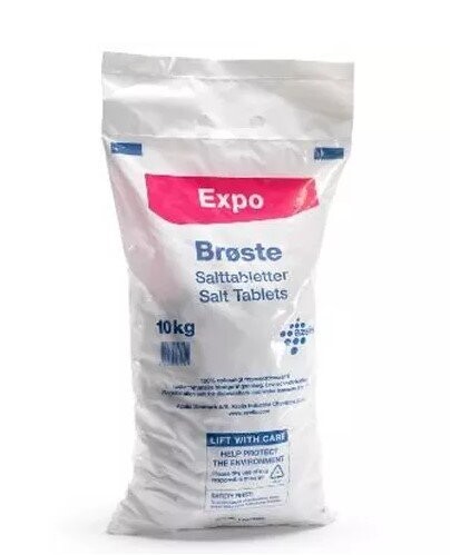 1 - 5 Bags x 10kg Broste Expo Tablet Salt - £7.50 per bag collected - From