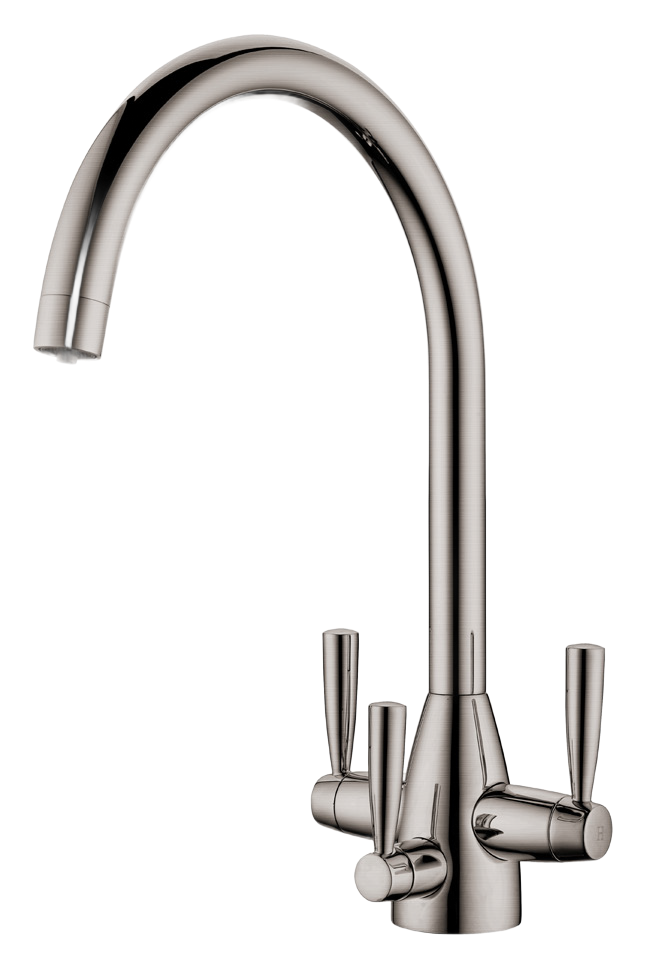 Classic 3 way filter tap  in brushed nickel PVD