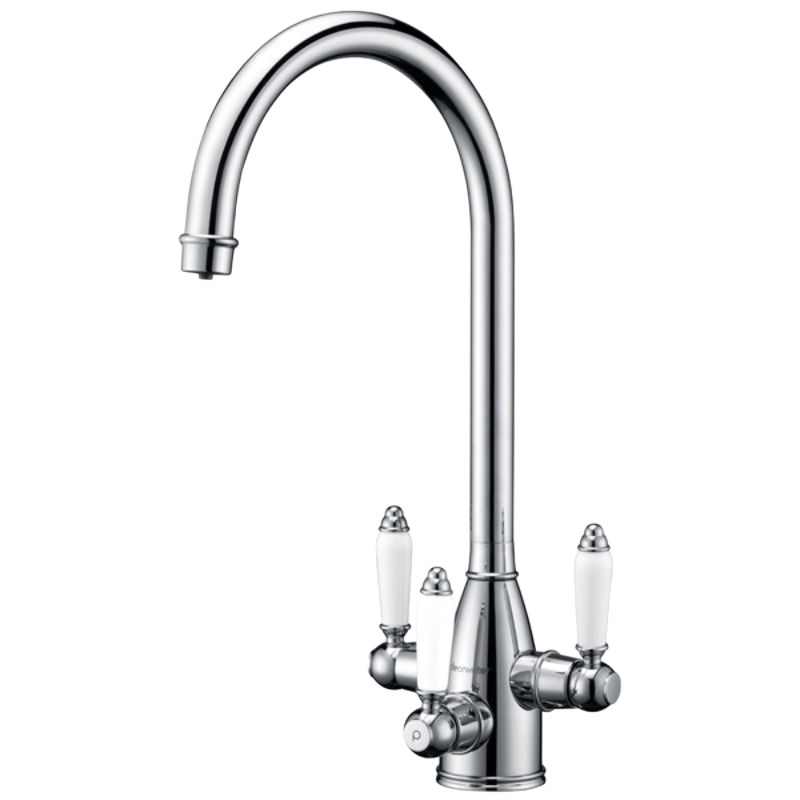 Cottage 3 way filter tap  in chrome plated