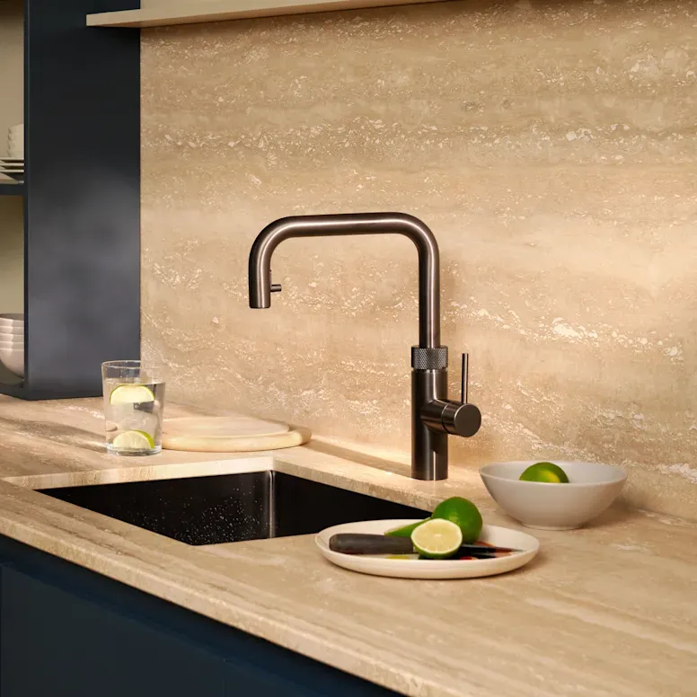 Quooker Flex Square  Gunmetal Tap with Combi Boiling Water Tank