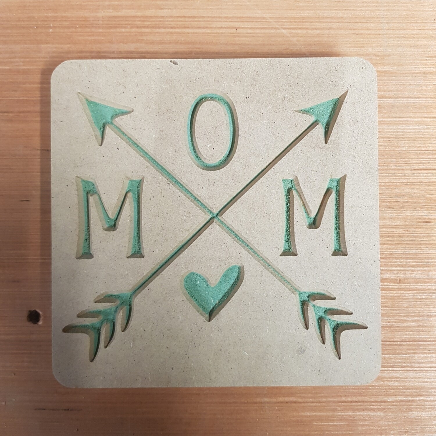 Mom w/Heart and Arrows 18mm