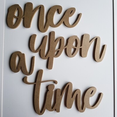 Once Upon a Time Wall Quote