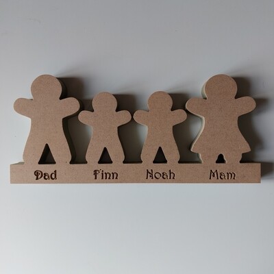 Gingerbread Family 18mm