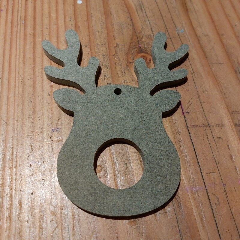 Reindeer Lindt Holder Decoration MDF