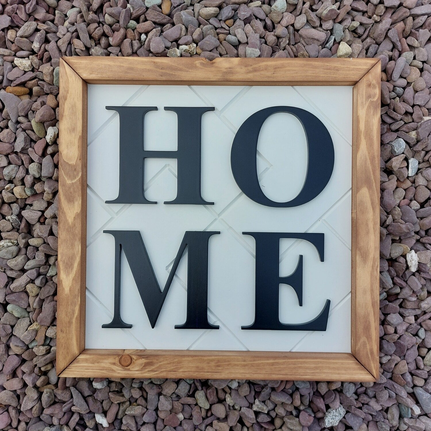 HOME Framed Sign