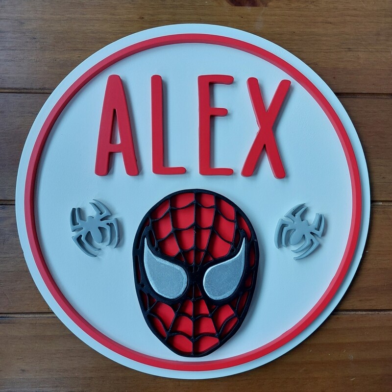 Superhero Style Round - Spiderman