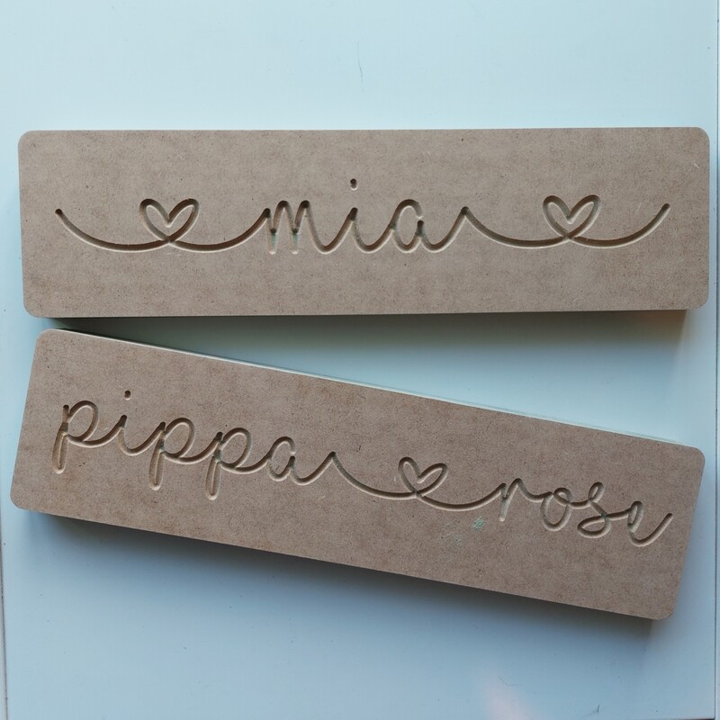 Freestanding Name Plaque