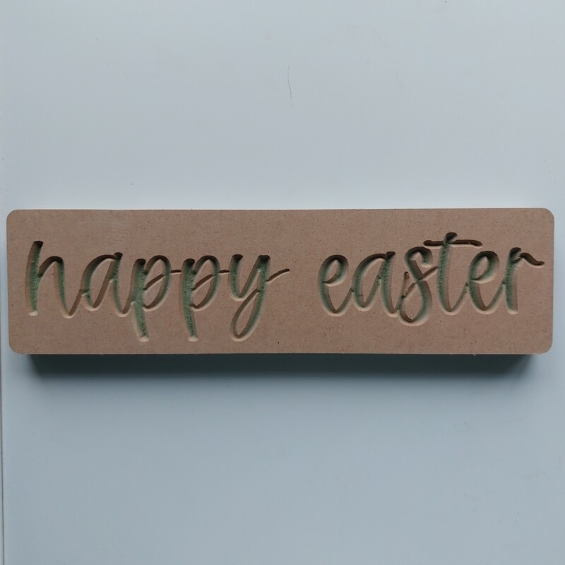 happy easter Plaque18mm