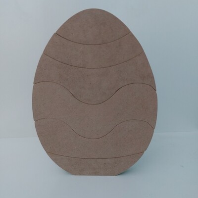 MDF Freestanding Egg Stacking Puzzle