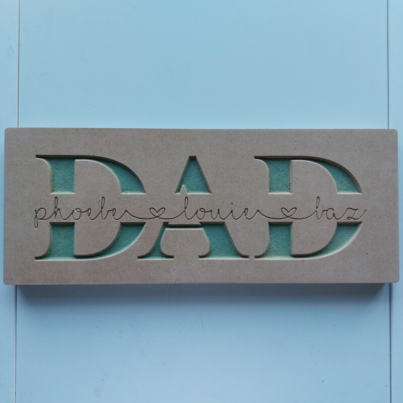 DAD w/names 18mm