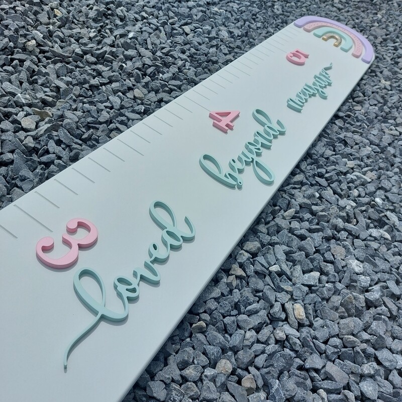 Rainbow Height Ruler