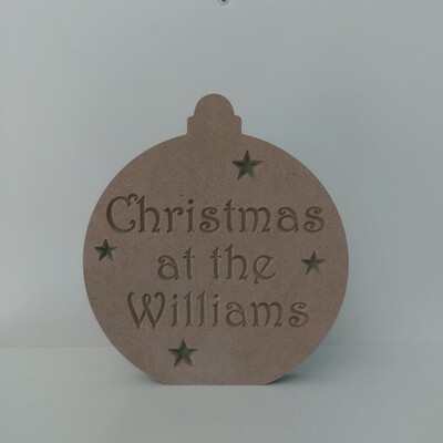 Christmas at the... Bauble Freestanding