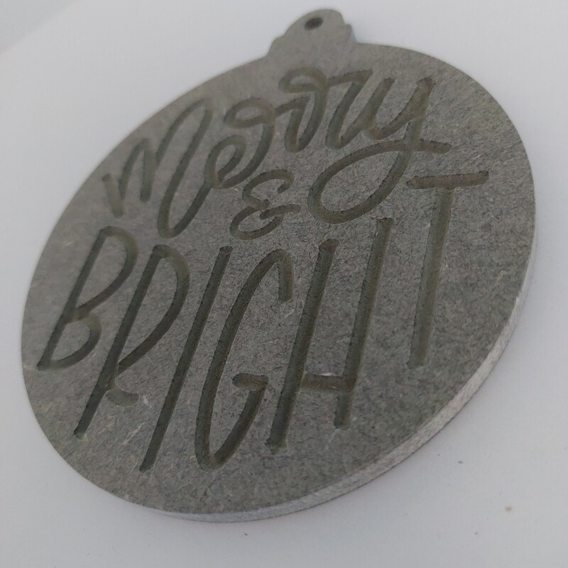 Merry &amp; Bright Bauble Shape