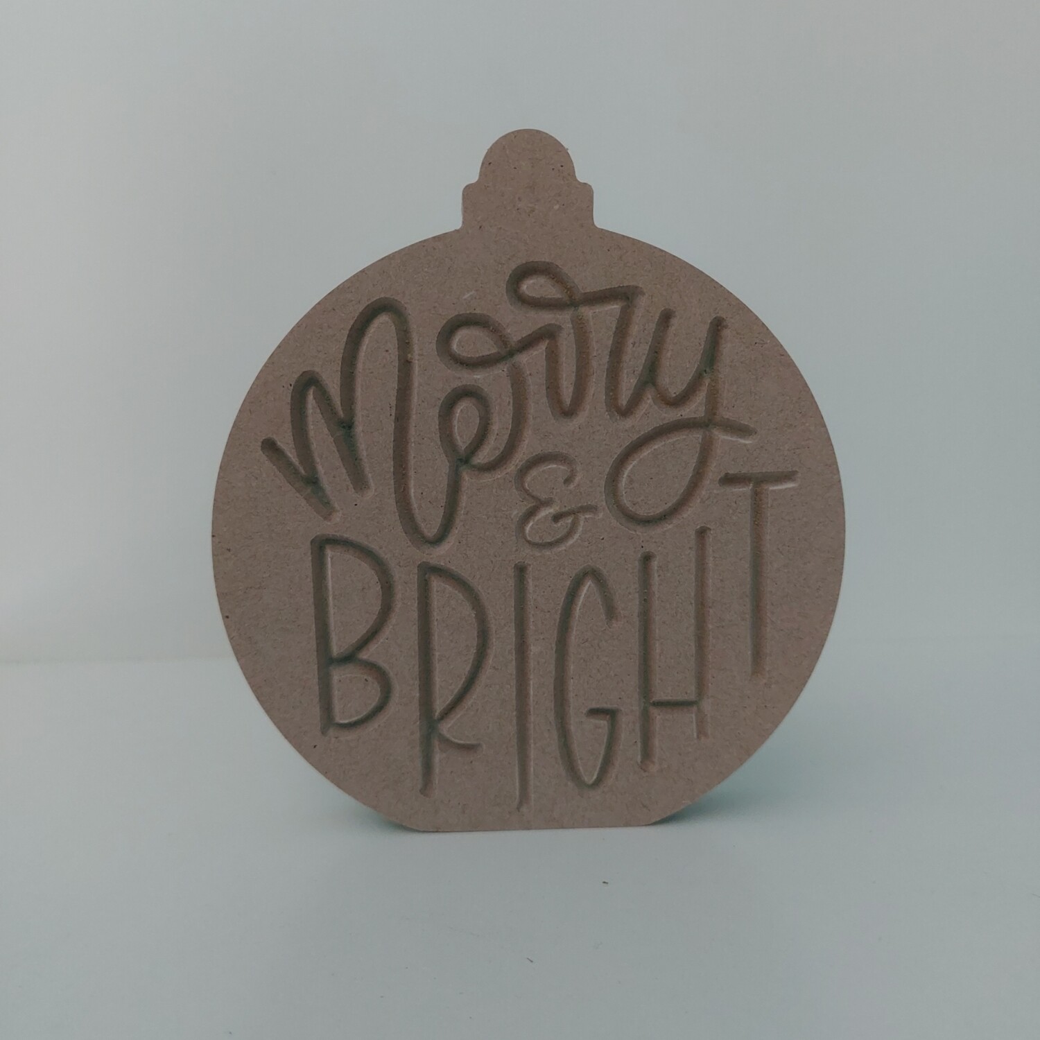Merry & Bright Freestanding Bauble 18mm