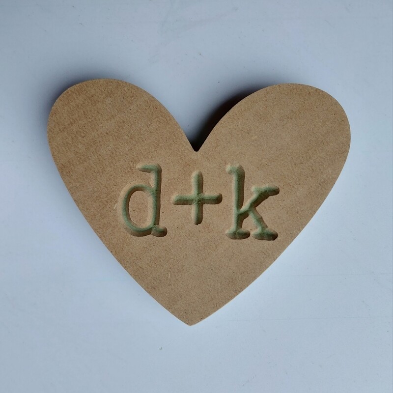Typewriter Heart 18mm