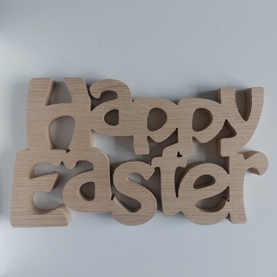 HAPPY EASTER Text Freestanding 18mm