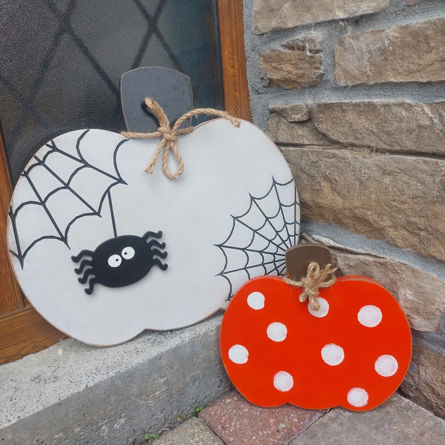 Large Spider Pumpkin Set