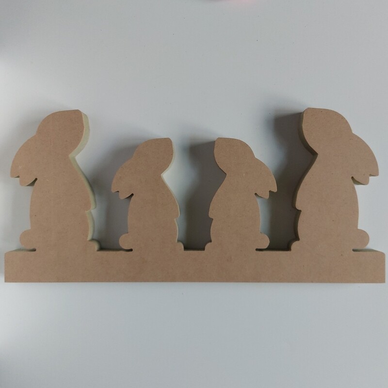 Bunny Family without names 18mm