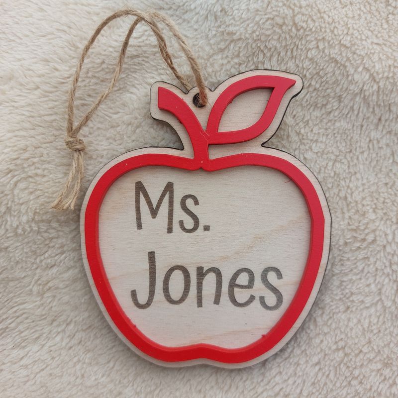 Apple Teacher Decoration