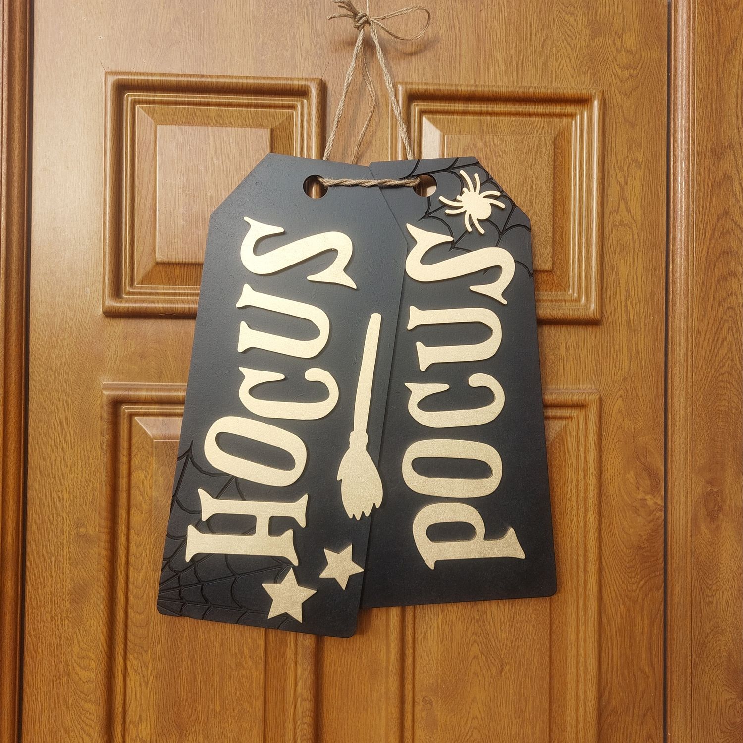 Halloween Tags Door Hanger