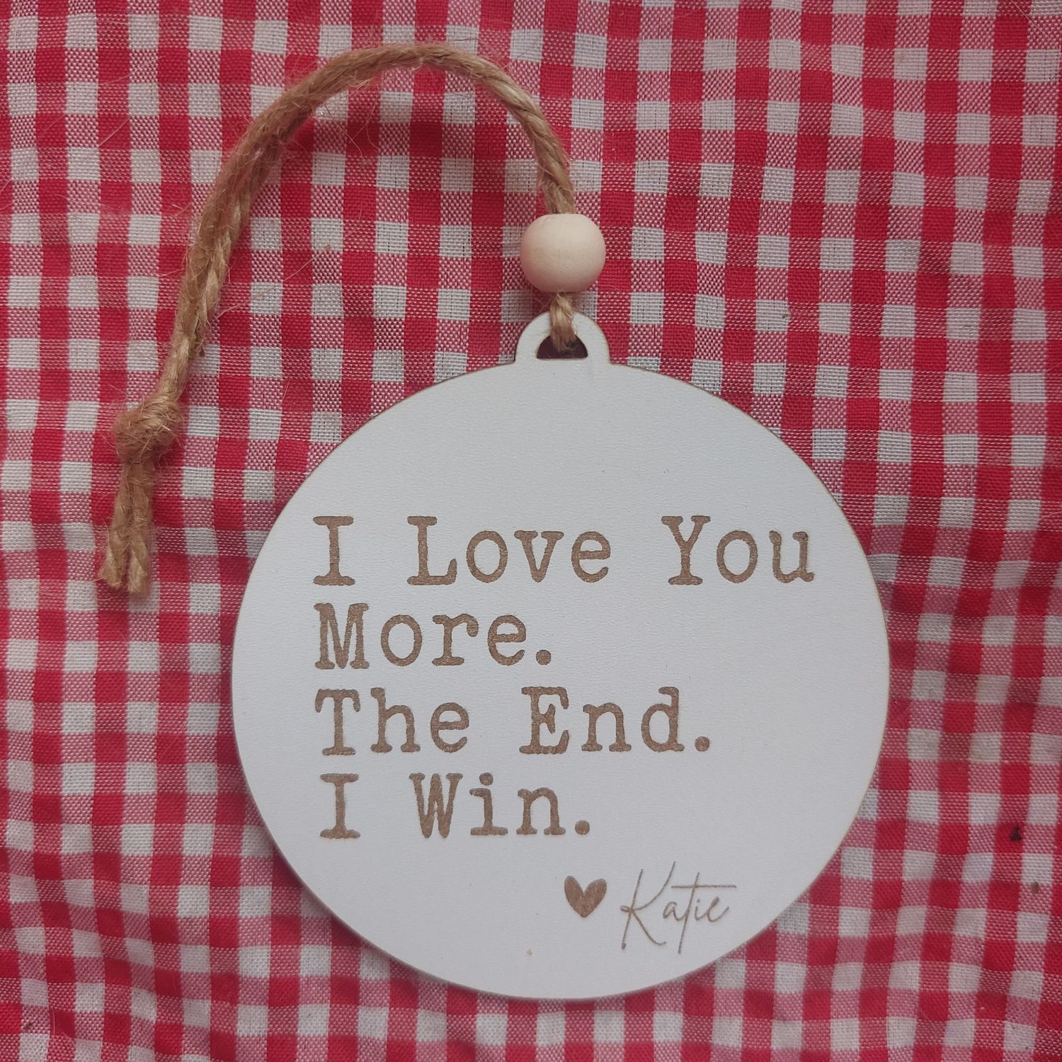 I LOVE YOU MORE Decoration