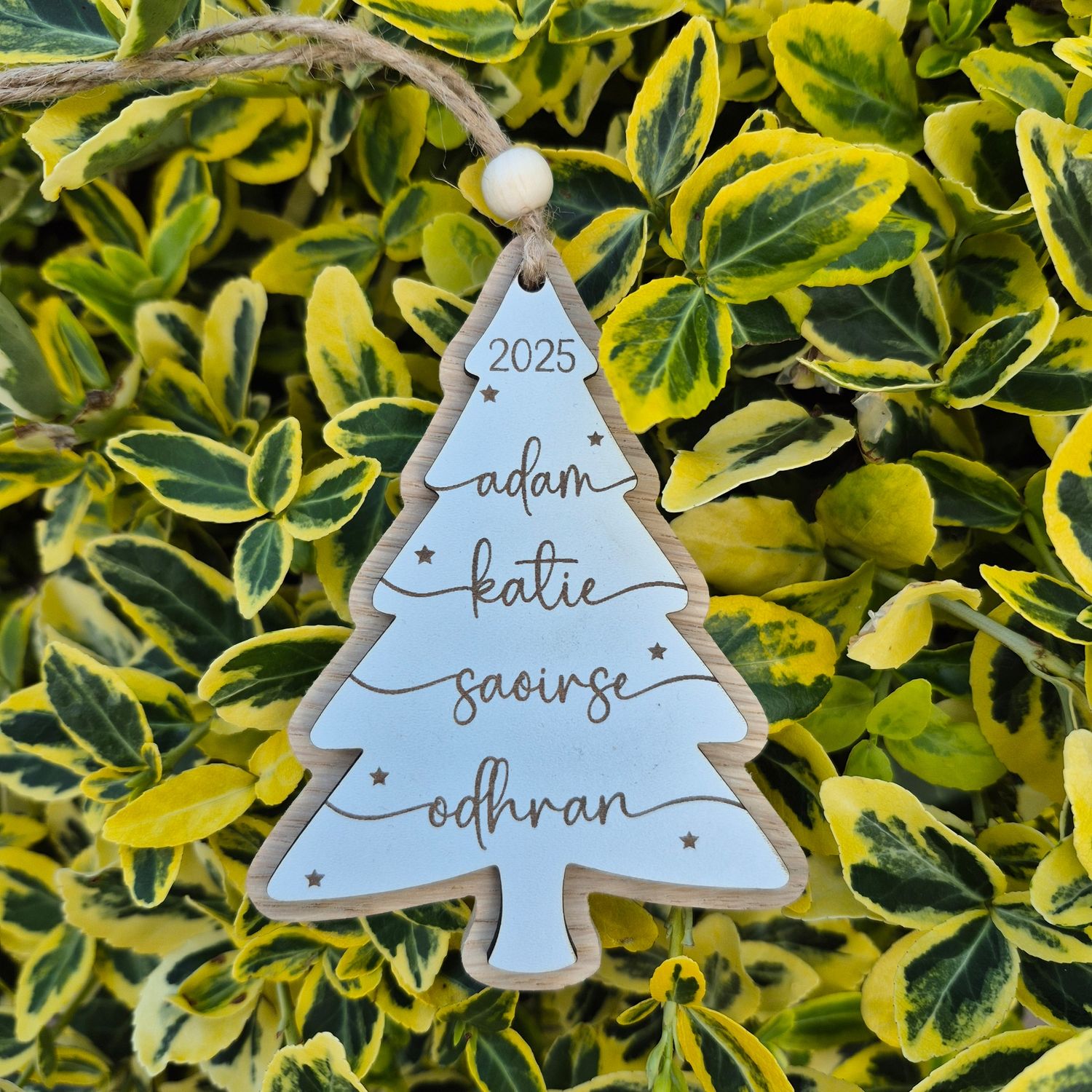 Oak Christmas Tree Decoration