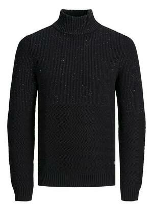 JCO PHIL KNIT SHAWL NECK Black// SLIM