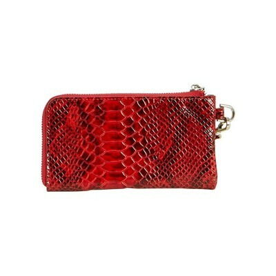 wallet obj ines pu snake Haute Red