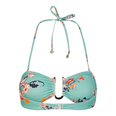 PCNYNNE BIKINI BANDEAU SWW Malachite Green/FLOW