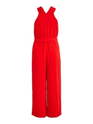VIMILENA HALTERNECK JUMPSUIT/DC/SU Flame Scarlet